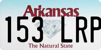 AR license plate 153LRP