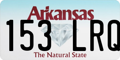 AR license plate 153LRQ