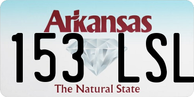AR license plate 153LSL