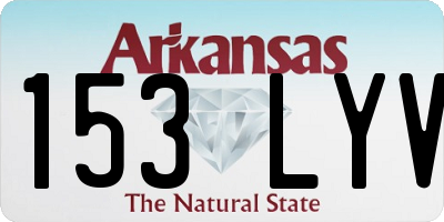 AR license plate 153LYV