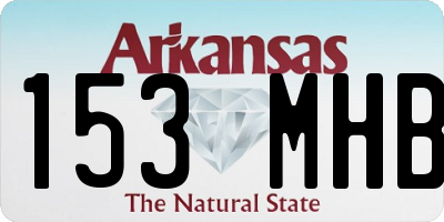 AR license plate 153MHB