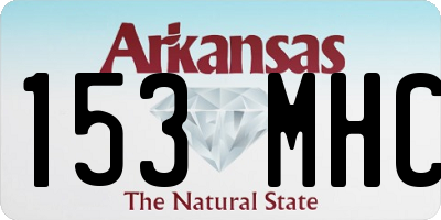 AR license plate 153MHC