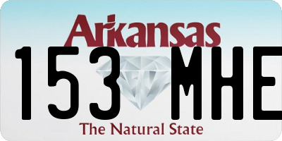AR license plate 153MHE