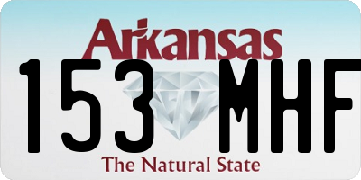 AR license plate 153MHF
