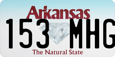 AR license plate 153MHG