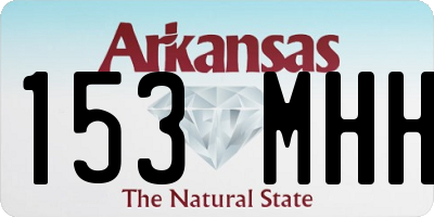 AR license plate 153MHH