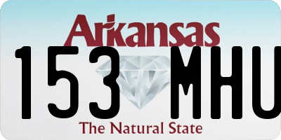 AR license plate 153MHU
