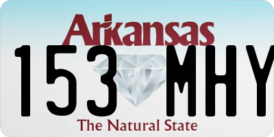AR license plate 153MHY
