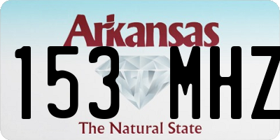 AR license plate 153MHZ