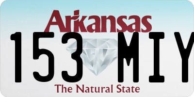 AR license plate 153MIY