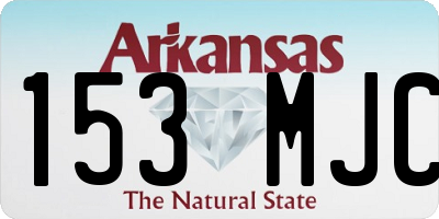 AR license plate 153MJC