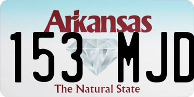 AR license plate 153MJD