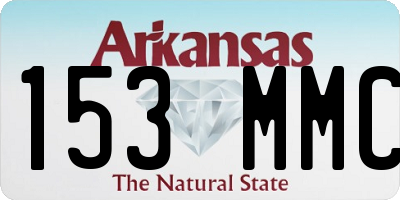 AR license plate 153MMC