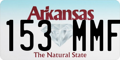 AR license plate 153MMF