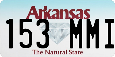 AR license plate 153MMI