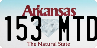 AR license plate 153MTD