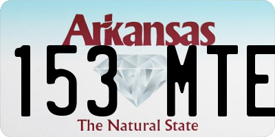 AR license plate 153MTE