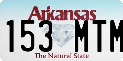 AR license plate 153MTM