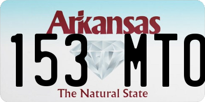 AR license plate 153MTO