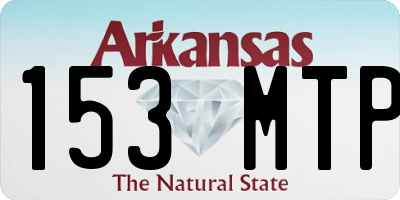 AR license plate 153MTP