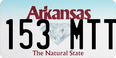 AR license plate 153MTT