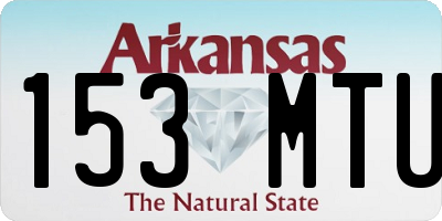 AR license plate 153MTU