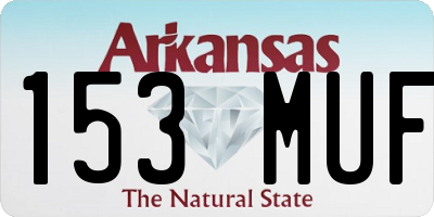 AR license plate 153MUF