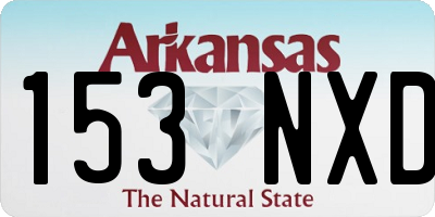 AR license plate 153NXD