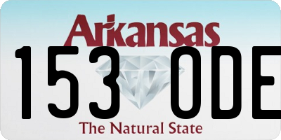 AR license plate 153ODE