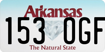 AR license plate 153OGF