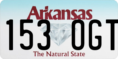 AR license plate 153OGT
