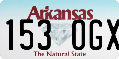 AR license plate 153OGX