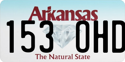 AR license plate 153OHD