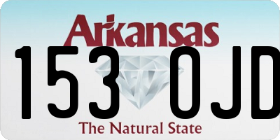 AR license plate 153OJD