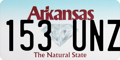 AR license plate 153UNZ