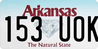 AR license plate 153UOK