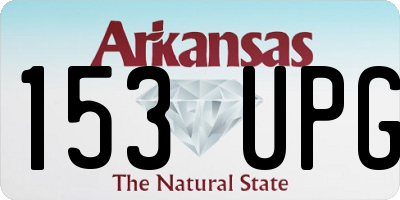 AR license plate 153UPG