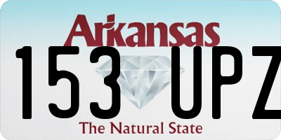 AR license plate 153UPZ