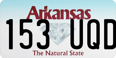 AR license plate 153UQD