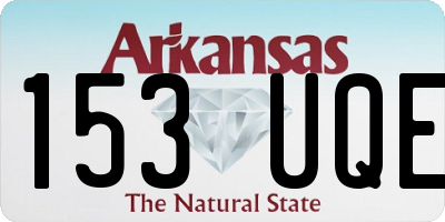 AR license plate 153UQE