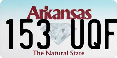 AR license plate 153UQF