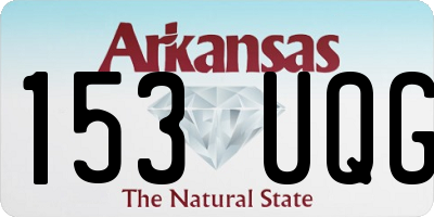 AR license plate 153UQG