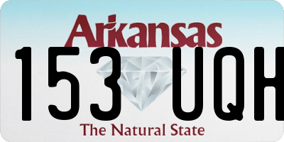AR license plate 153UQH