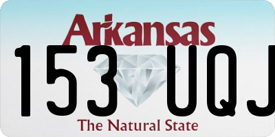 AR license plate 153UQJ