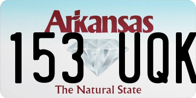 AR license plate 153UQK