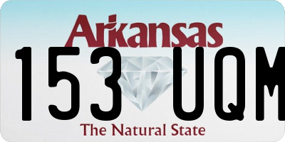 AR license plate 153UQM