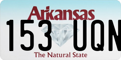 AR license plate 153UQN