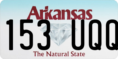 AR license plate 153UQQ