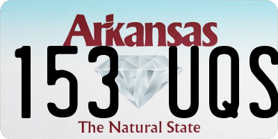 AR license plate 153UQS