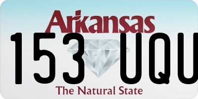 AR license plate 153UQU